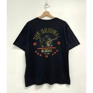 True Religion Short Sleeve OG Buddha Brand Graphic Horseshoe Guitar T-Shirt XL